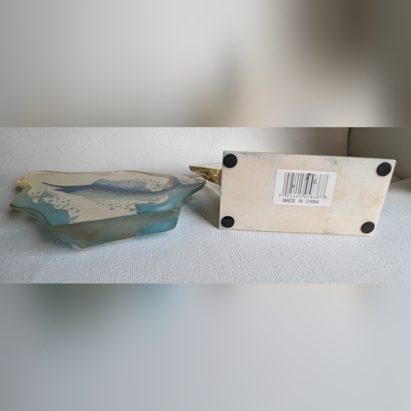 Acrylic Art Sculptures Marlin Fish Set of 2 Ocean Marine Life Home Decor N-2 - Picture 9 of 14